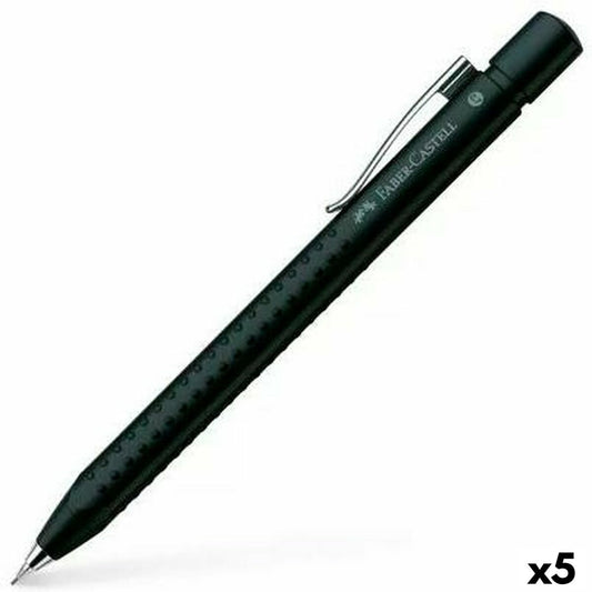 Portaminas Faber-Castell Grip 2011 Negro 0,7 mm (5 Unidades)  Comprati.