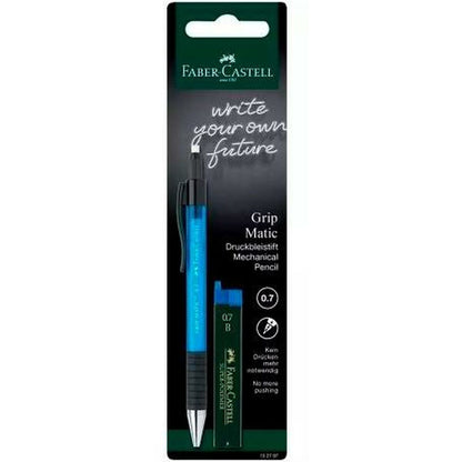 Portaminas Faber-Castell Grip  Matic Azul 0,7 mm (10 Unidades)  Comprati.