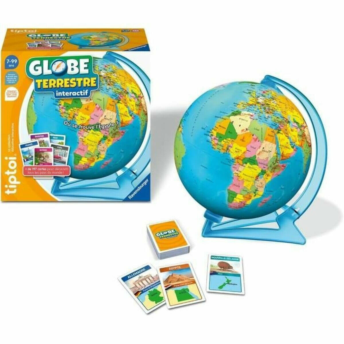 Globo Terráqueo Interactivo Ravensburger (FR) Plástico  Comprati.