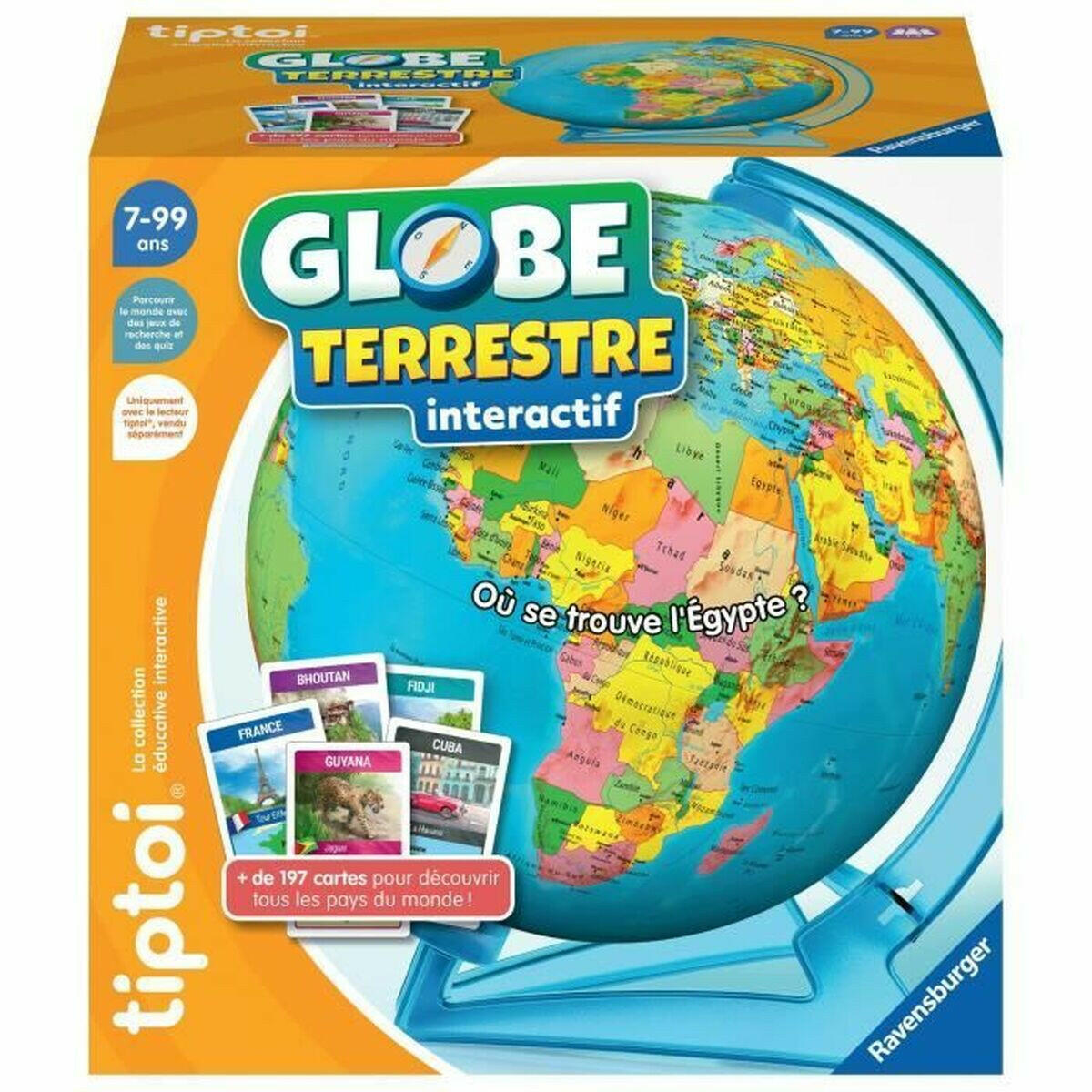 Globo Terráqueo Interactivo Ravensburger (FR) Plástico  Comprati.