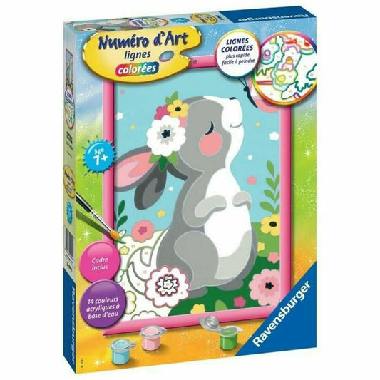 Set de Pintura por Números Ravensburger Rabbit and Butterfly  Comprati.