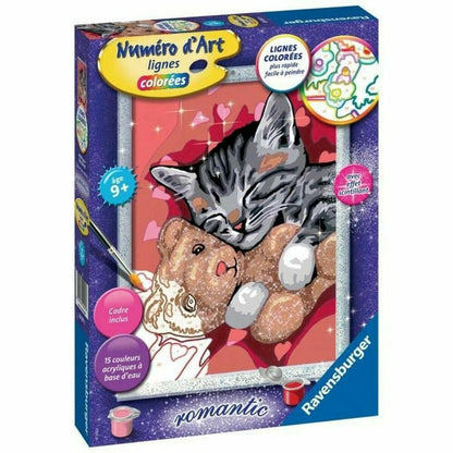 Set de Pintura por Números Ravensburger Kitten and teddy bear  Comprati.