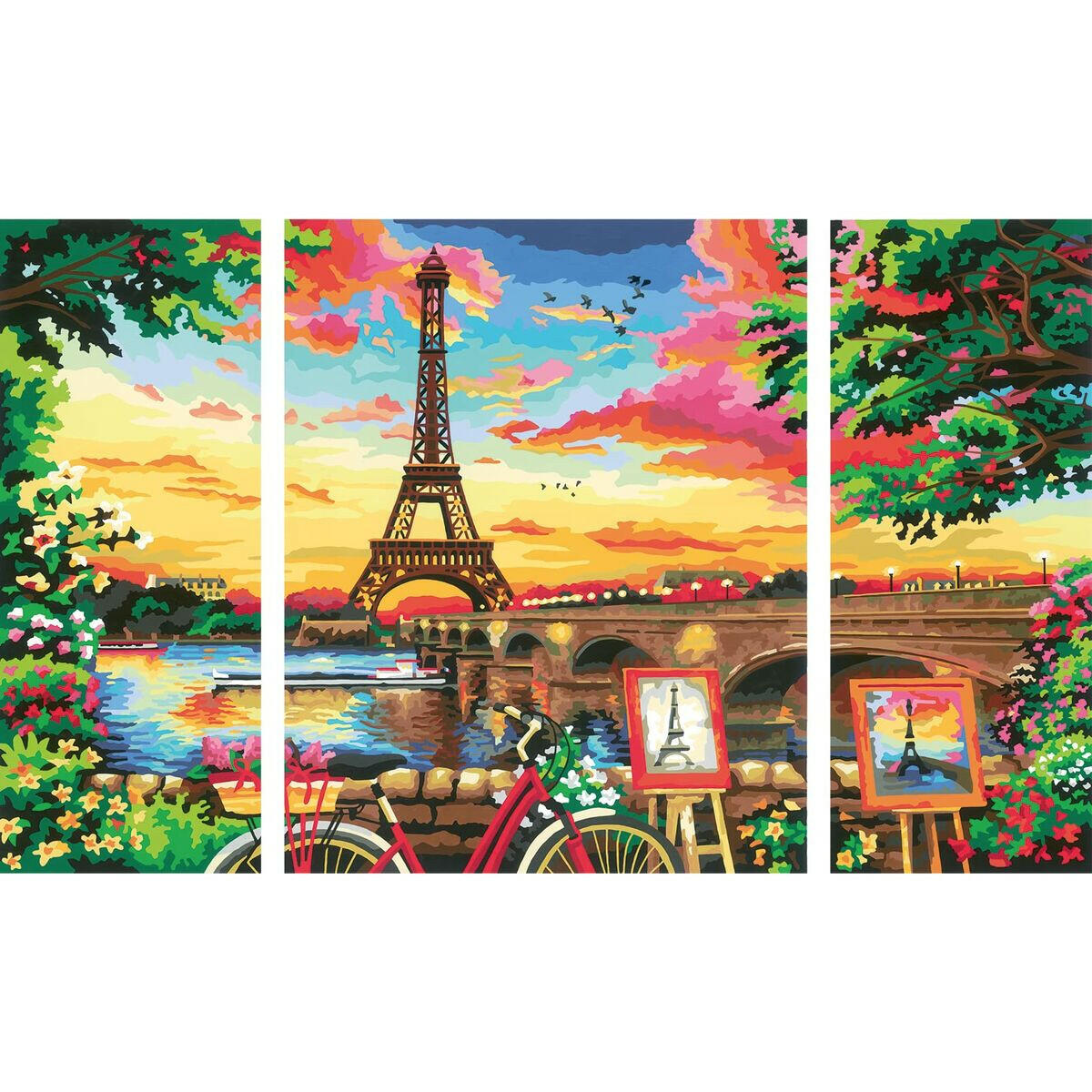 Set de Pintura por Números Ravensburger 20134 80 x 50 cm 4 Piezas 1 Pieza 4 Unidades  Comprati.