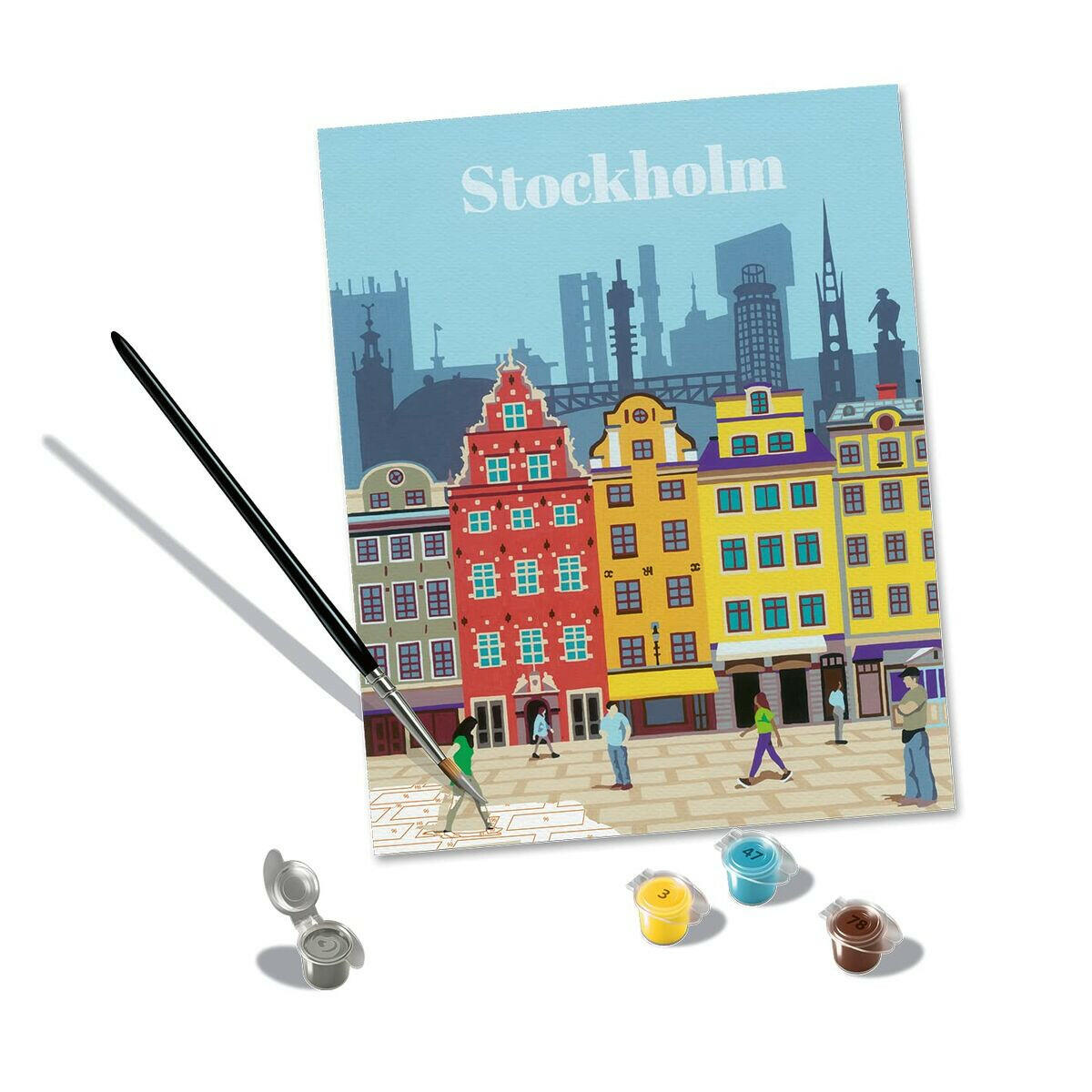 Set de Pintura por Números Ravensburger Stockholm  Comprati.