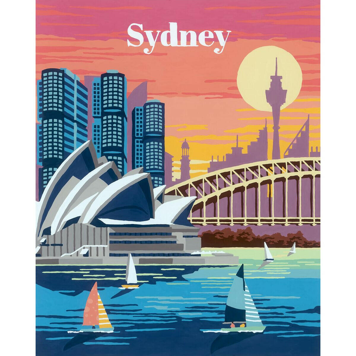 Set de Pintura por Números Ravensburger Sydney  Comprati.