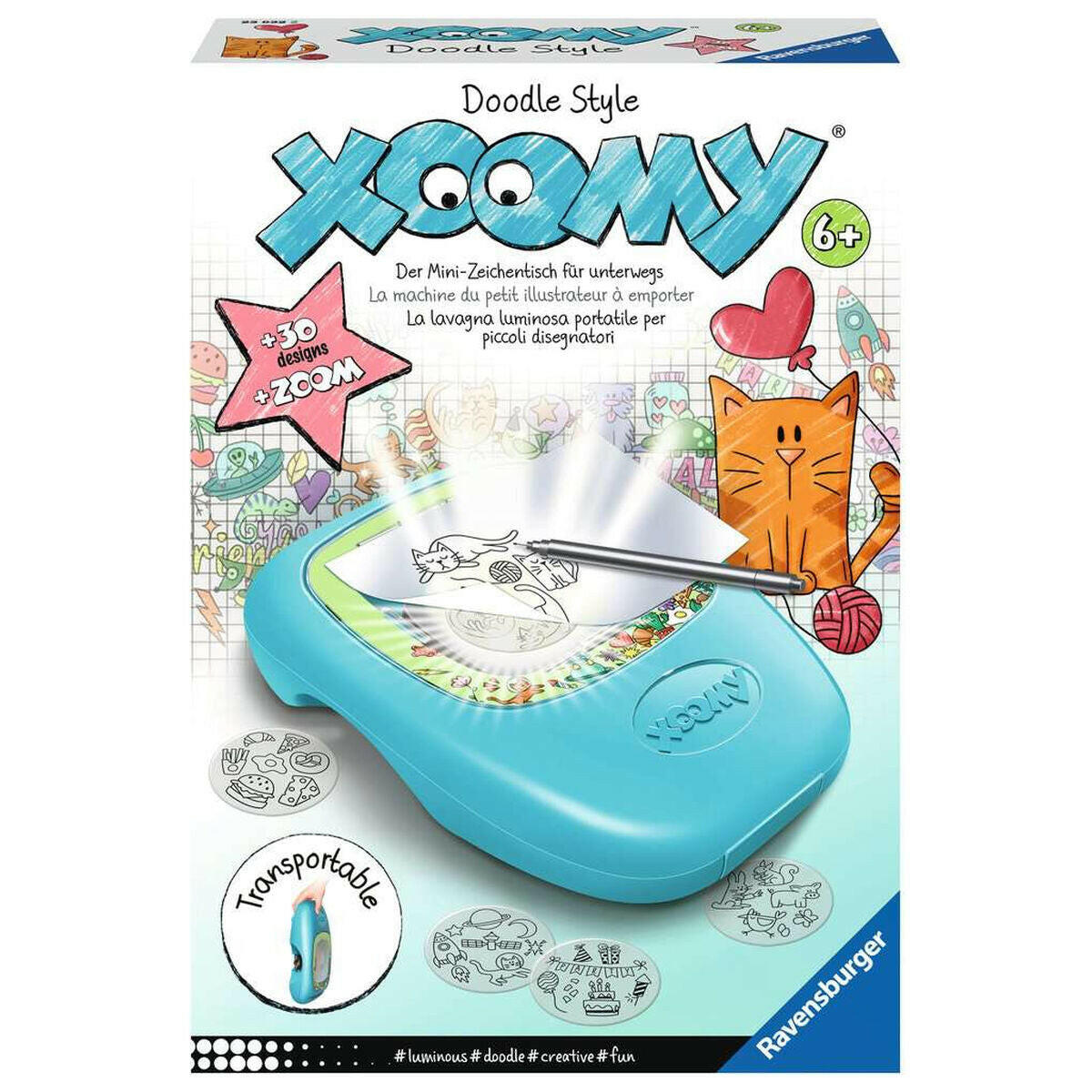 Diseña Dibujos Xoomy Ravensburger Doodle Style Azul 1 Pieza  Comprati.