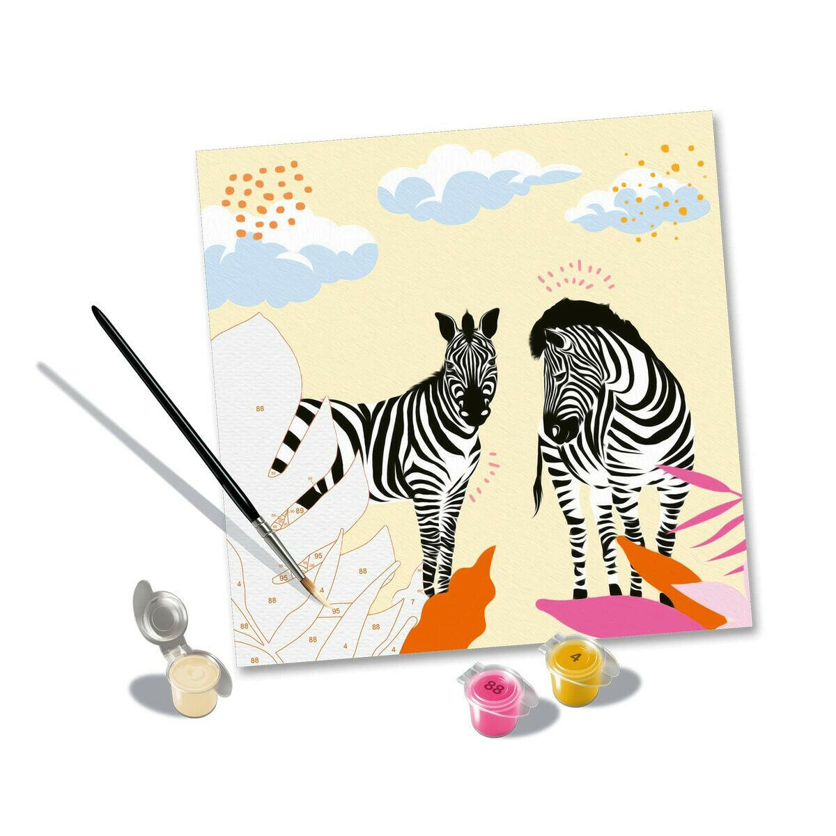 Set de Pintura por Números Ravensburger Zebra  Comprati.