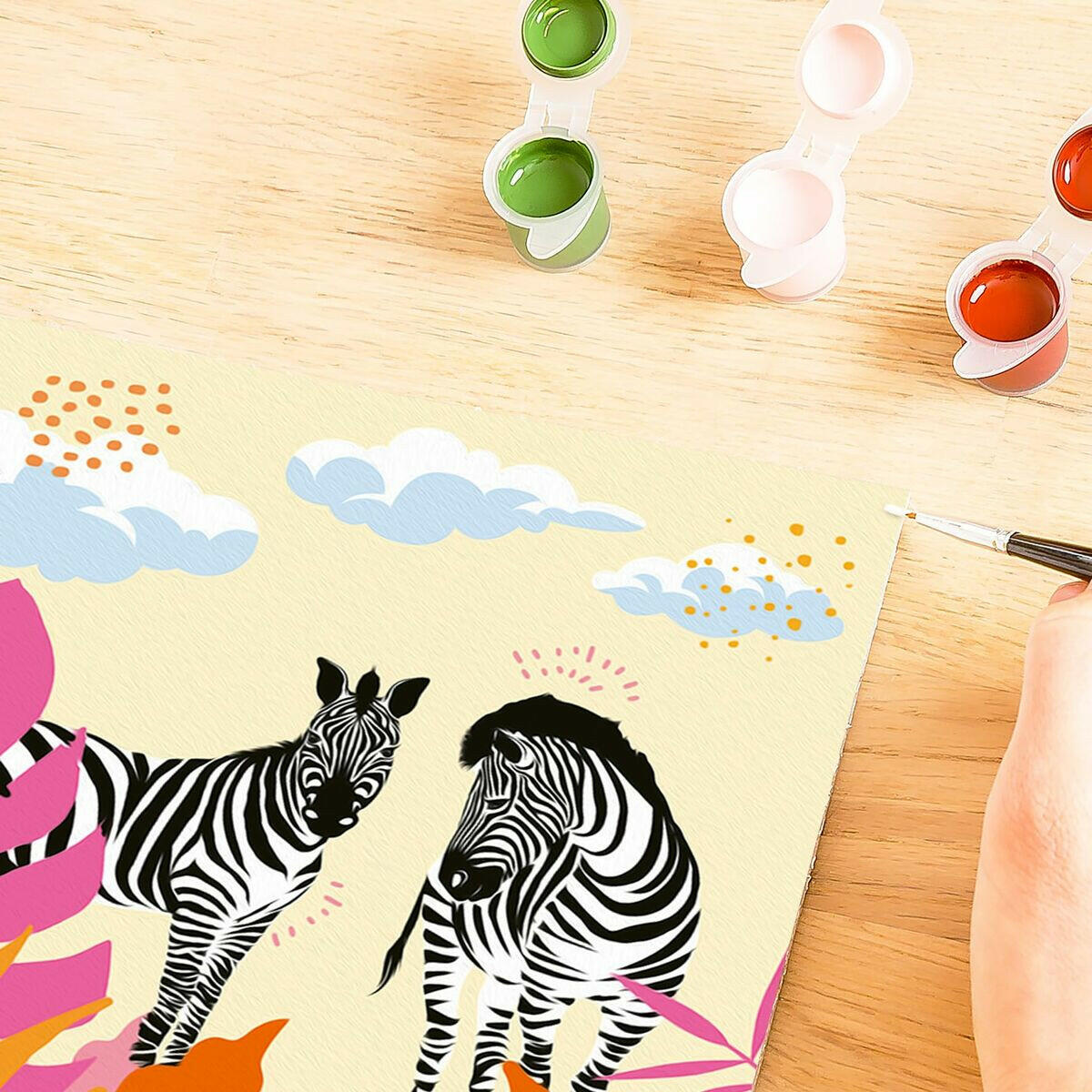 Set de Pintura por Números Ravensburger Zebra  Comprati.