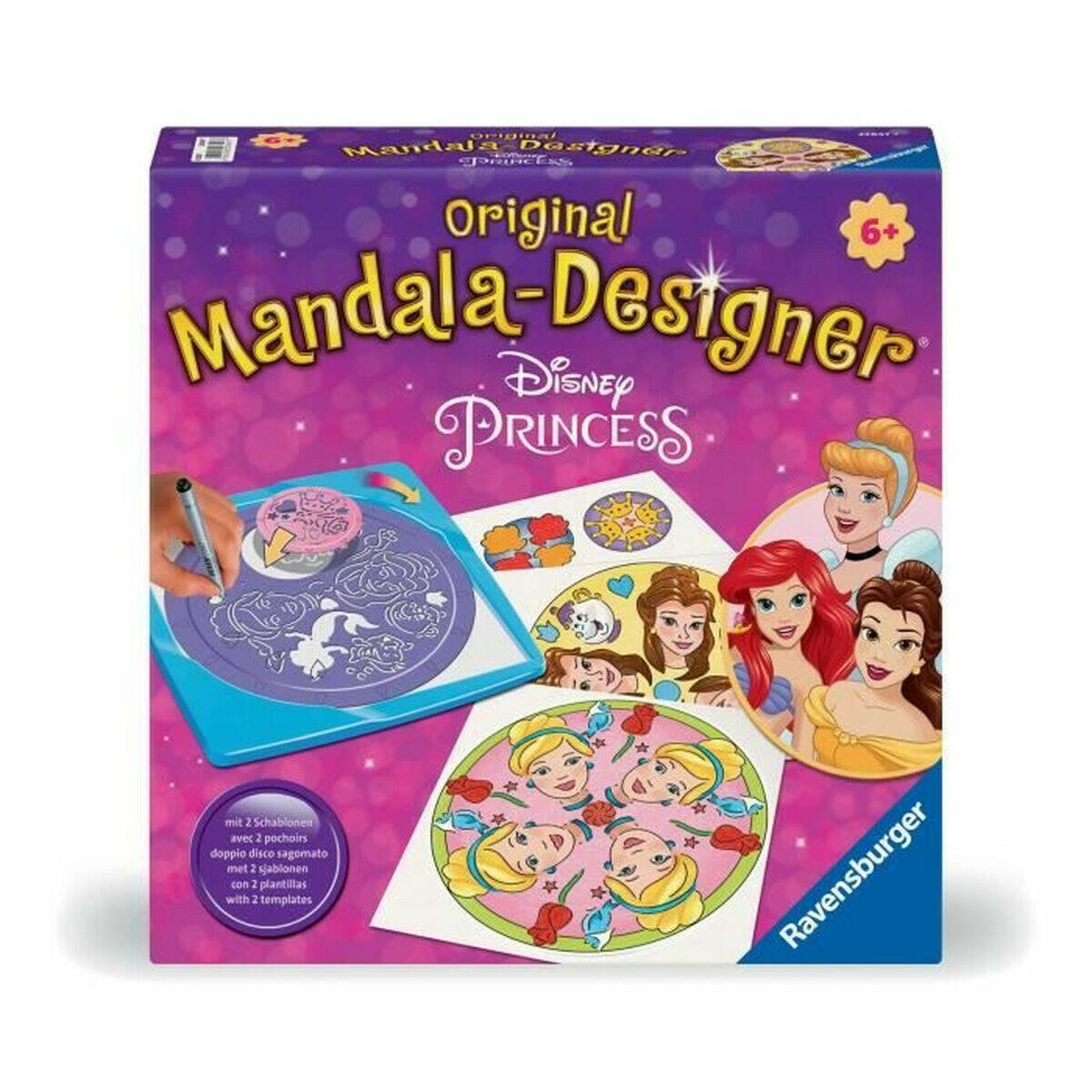 Juego de Manualidades con Papel Ravensburger Mandala Midi Disney Princesses  Comprati.