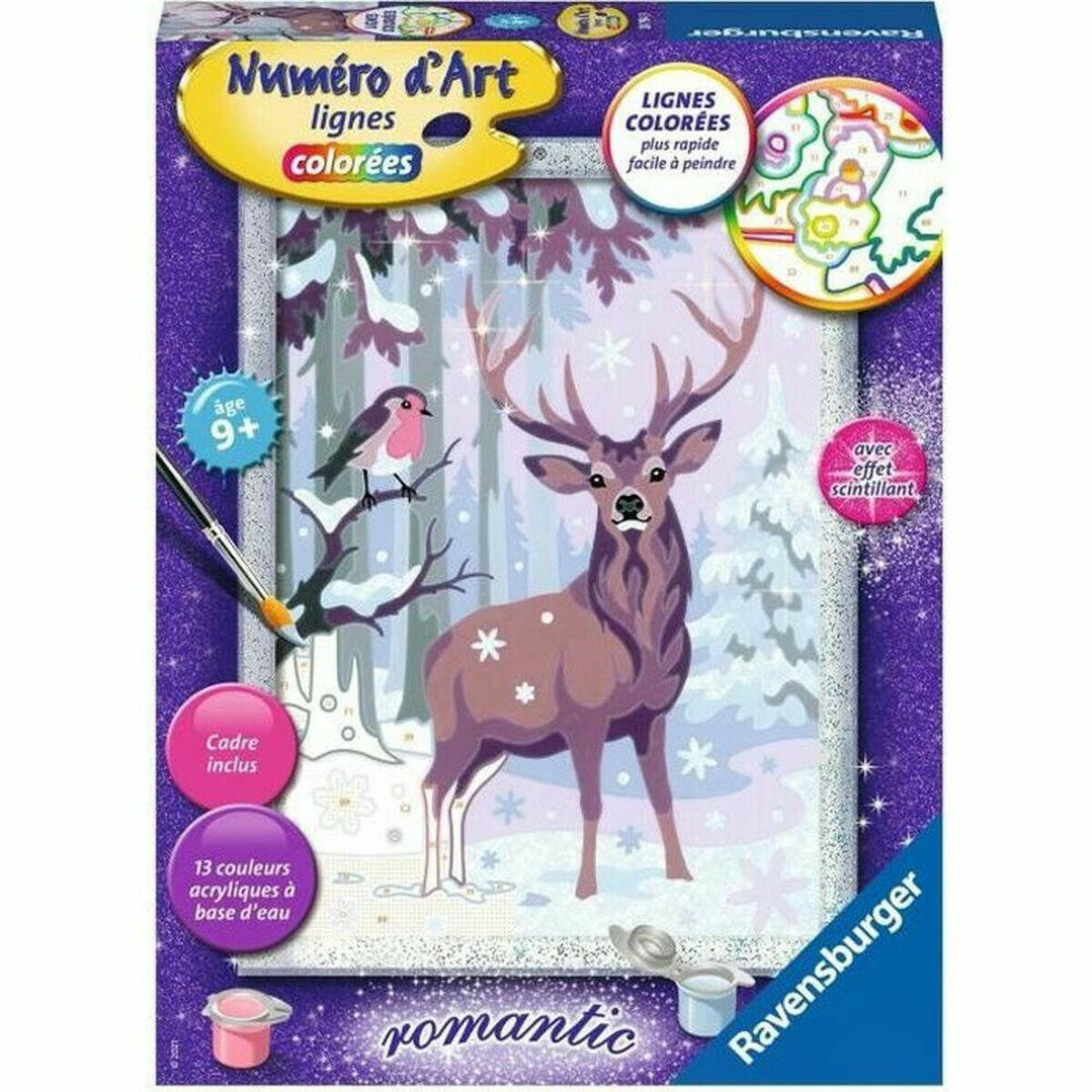 Set de Pintura por Números Ravensburger Romantic Deer  Comprati.