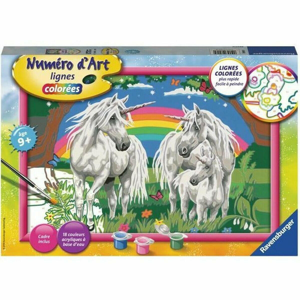 Dibujos para pintar Ravensburger In the Land of Unicorns  Comprati.