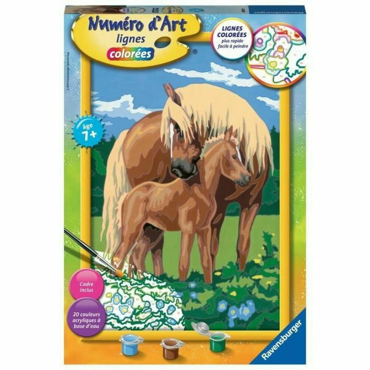 Set de Pintura por Números Ravensburger Proud Horses  Comprati.