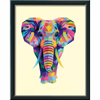 Dibujos para pintar Ravensburger CreArt Large Elephant 24 x 30 cm  Comprati.