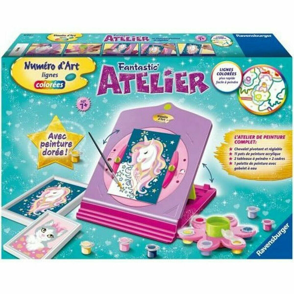 Dibujos para pintar Ravensburger  Fantastic 'Atelier Art Number  Comprati.