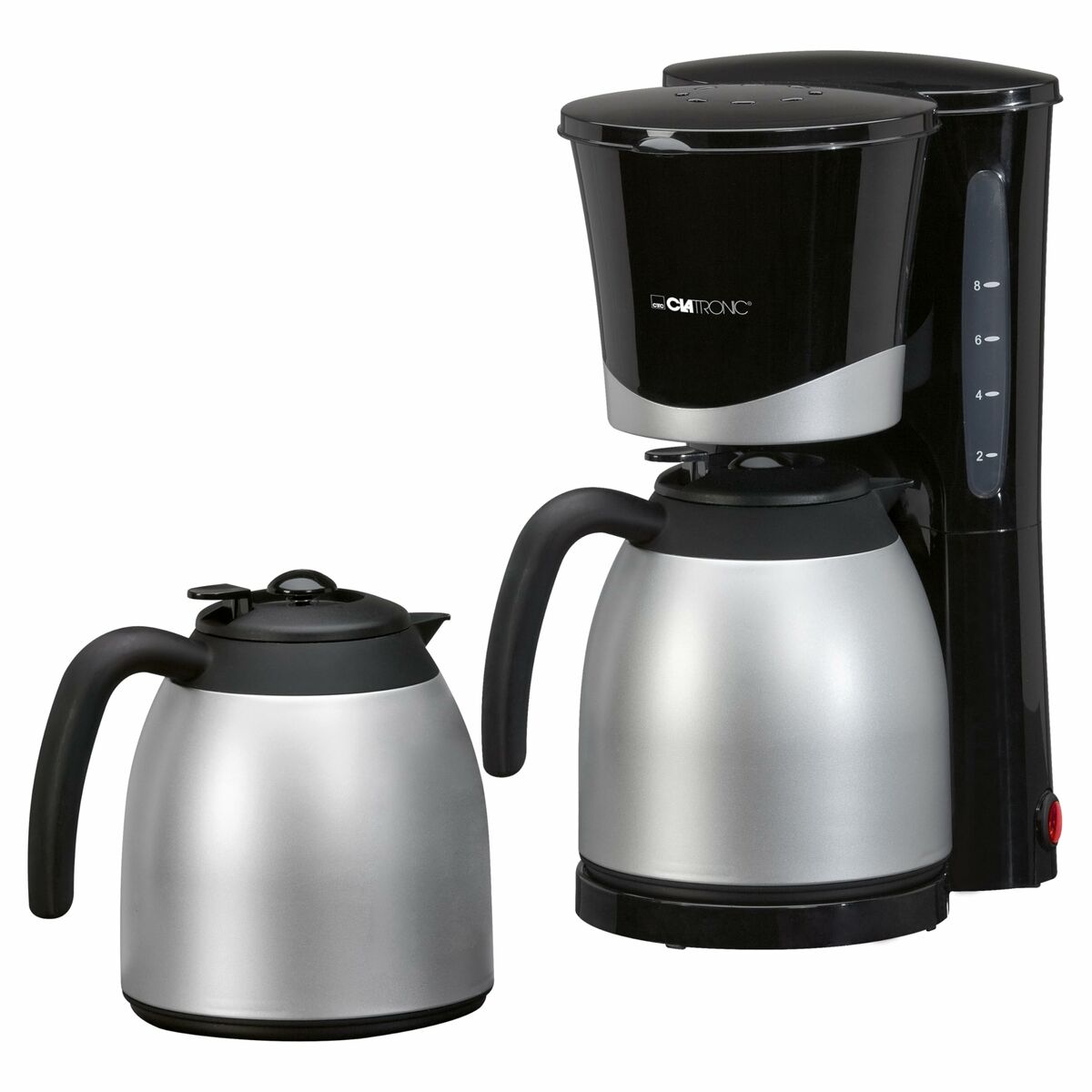 Cafetera Superautomática Clatronic KA 3328 Negro Acero  Comprati.