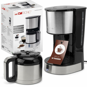 Cafetera Superautomática Clatronic KA 3805 Negro Acero 800 W  Comprati.