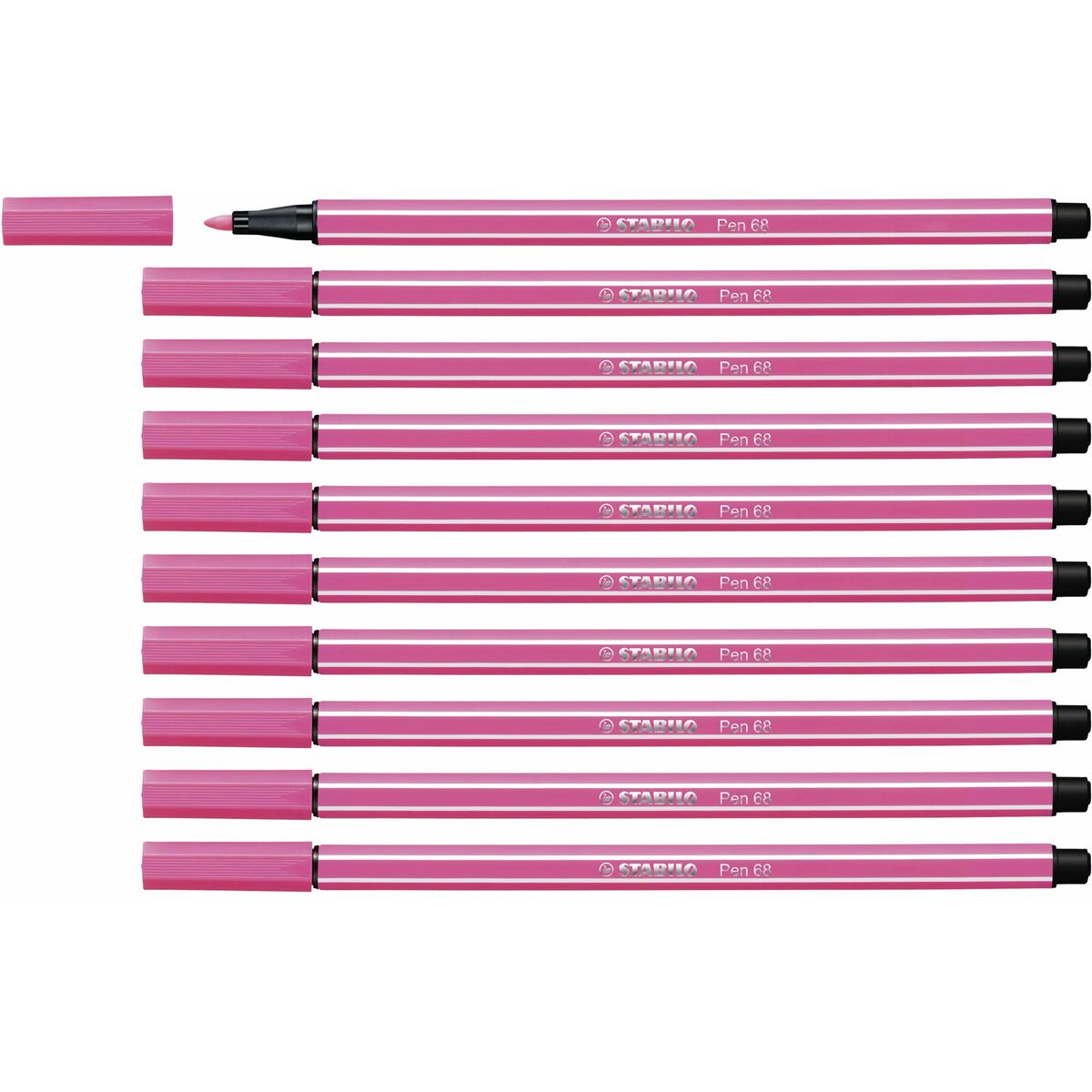 Rotuladores Stabilo Pen 68 Rosa (10 Piezas)  Comprati.