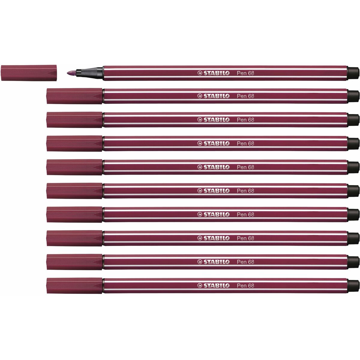 Rotuladores Stabilo Pen 68 Púrpura (10 Piezas)  Comprati.