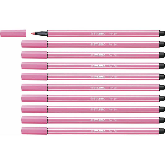 Rotuladores Stabilo Pen 68 Rosa claro (10 Piezas)  Comprati.