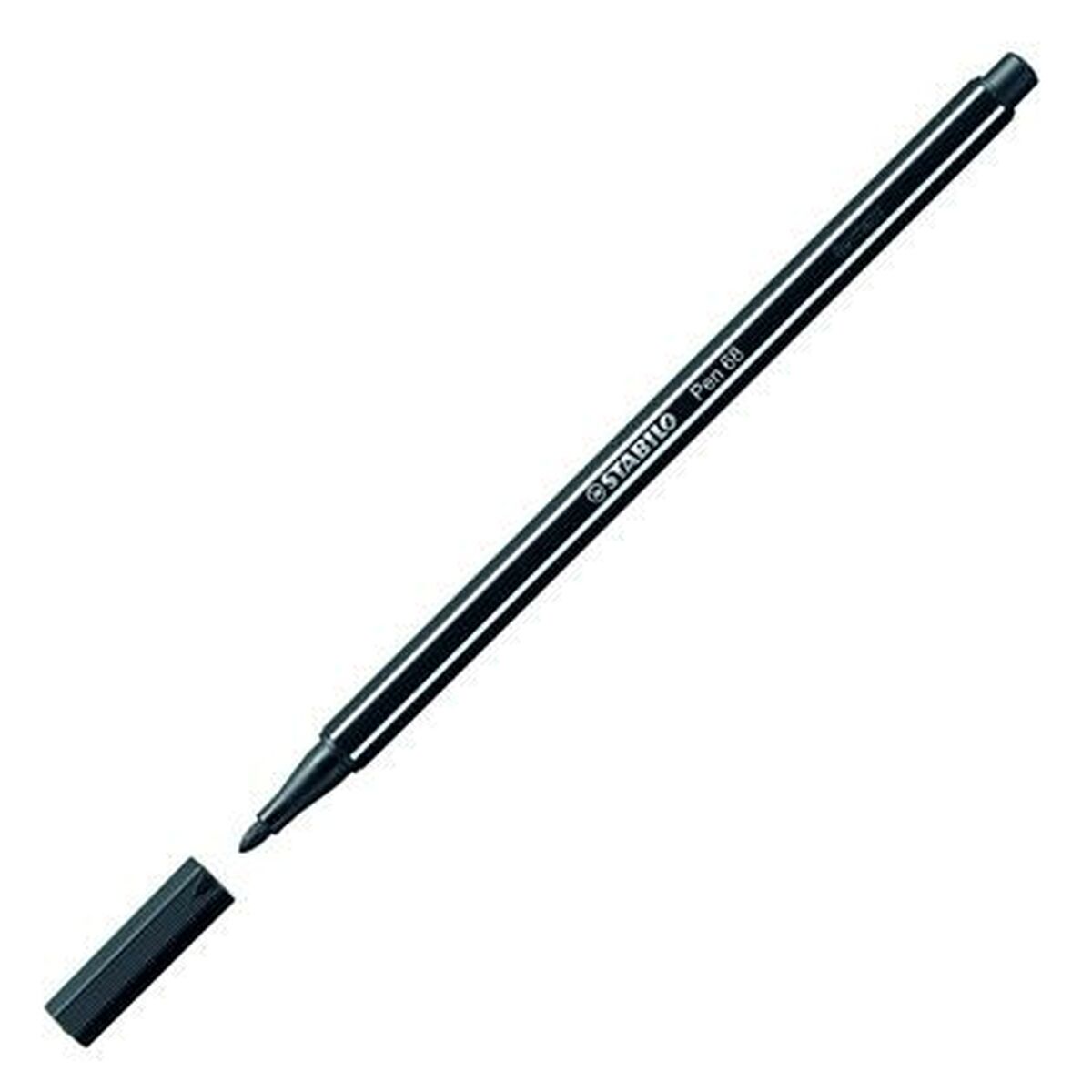 Rotuladores Stabilo Pen 68 Negro (10 Piezas)  Comprati.