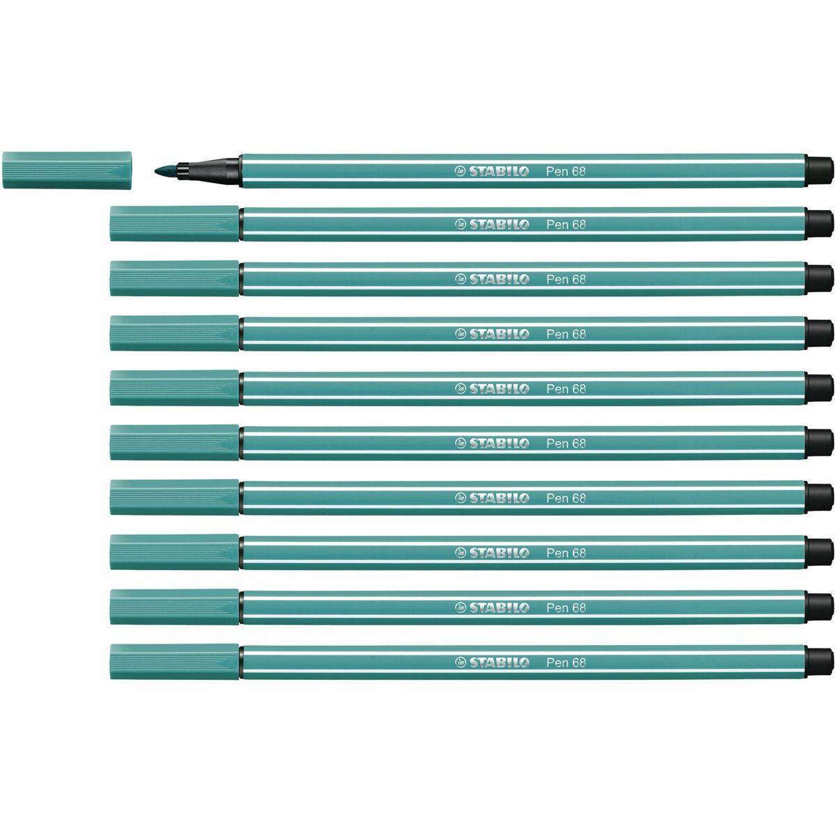 Rotuladores Stabilo Pen 68 Turquesa (10 Piezas)  Comprati.