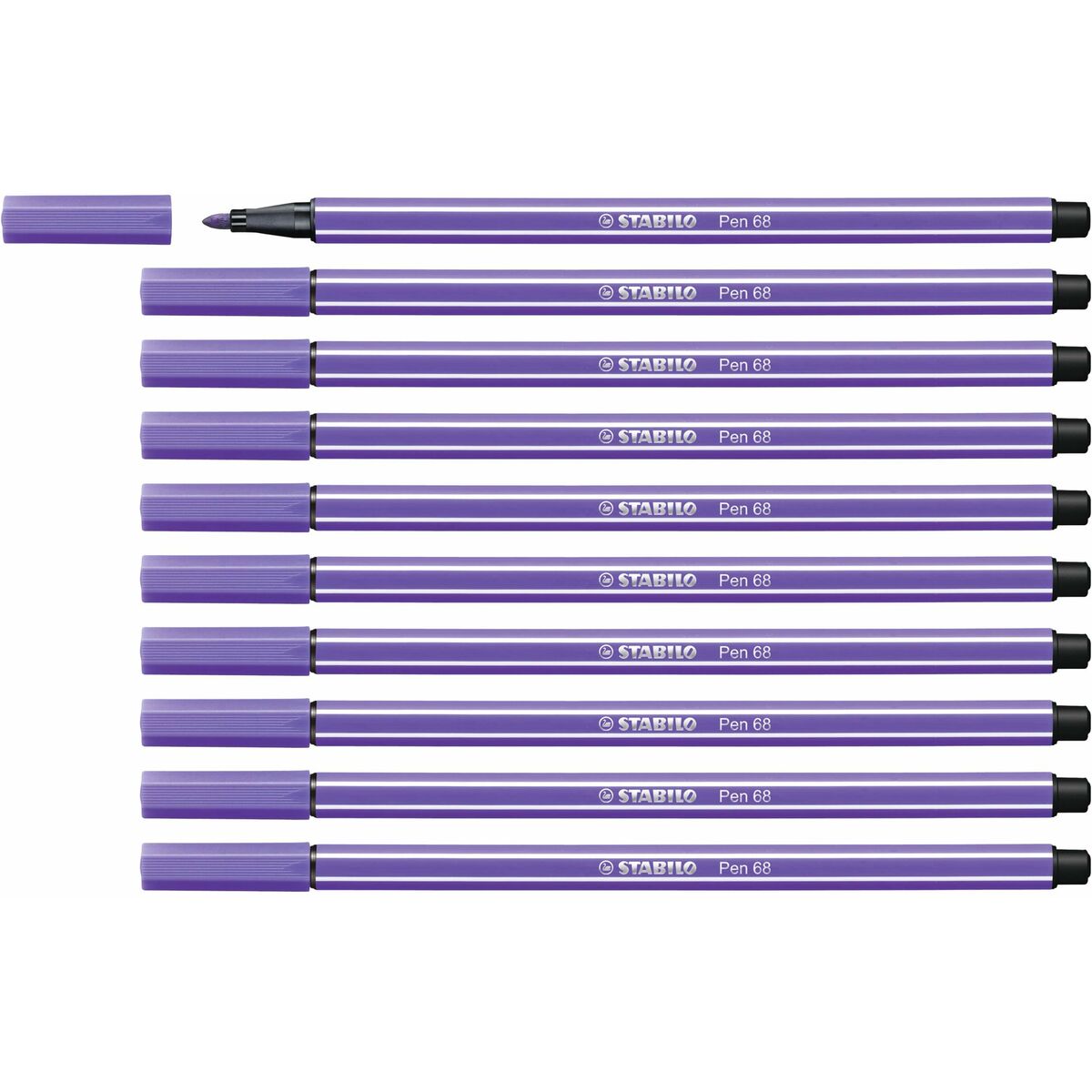 Rotuladores Stabilo Pen 68 Violeta (10 Piezas)  Comprati.