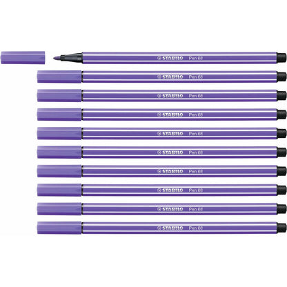 Rotuladores Stabilo Pen 68 Violeta (10 Piezas)  Comprati.