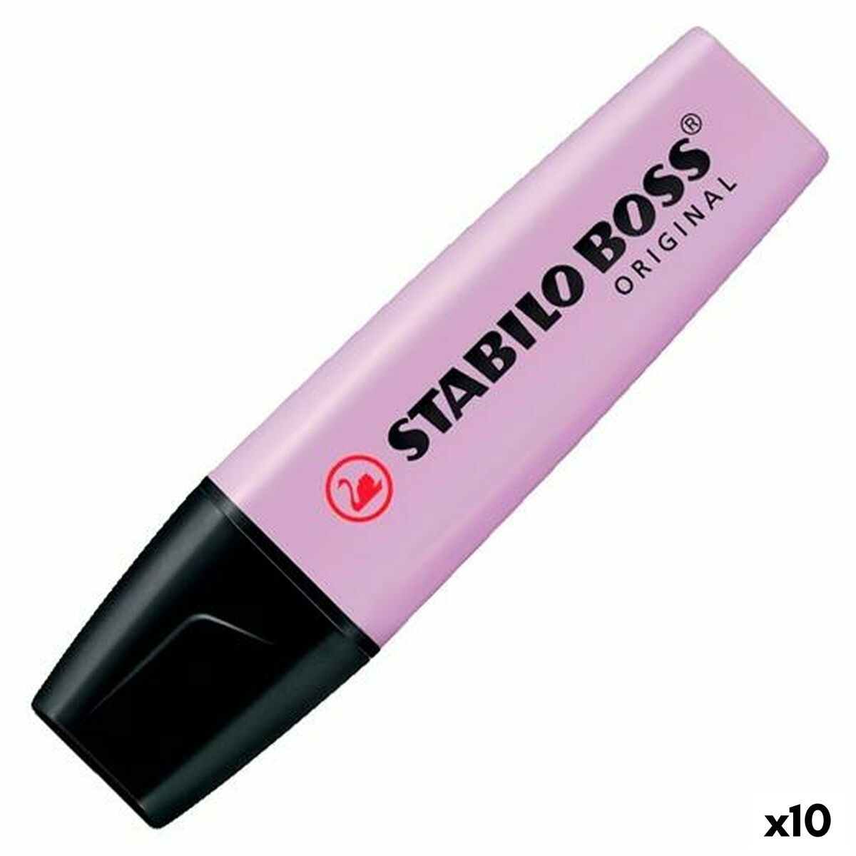 Subrayador Stabilo Violeta Pastel (10 Unidades)  Comprati.