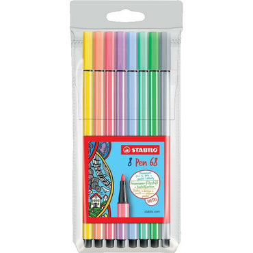 Set de Rotuladores Stabilo Pen 68 Multicolor 8 Piezas 12 Unidades  Comprati.