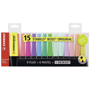 Set de Marcadores Fluorescentes Stabilo Boss Multicolor (5 Unidades)  Comprati.