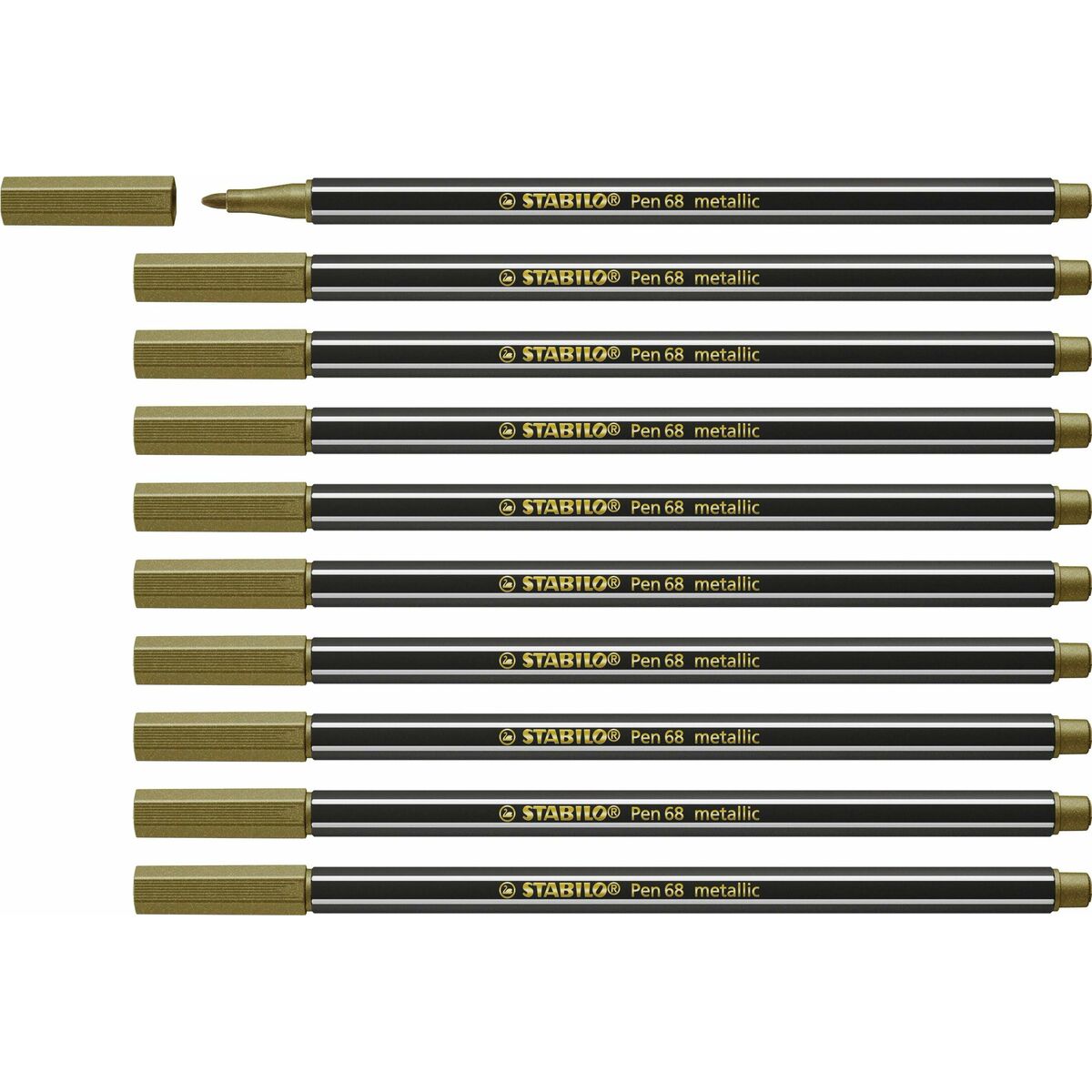 Rotuladores Stabilo Pen 68 metallic (10 Piezas)  Comprati.