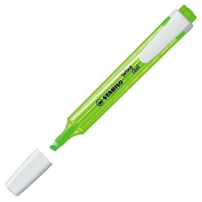 Marcador Fluorescente Stabilo Swing Cool Verde limón 10 Piezas  Comprati.