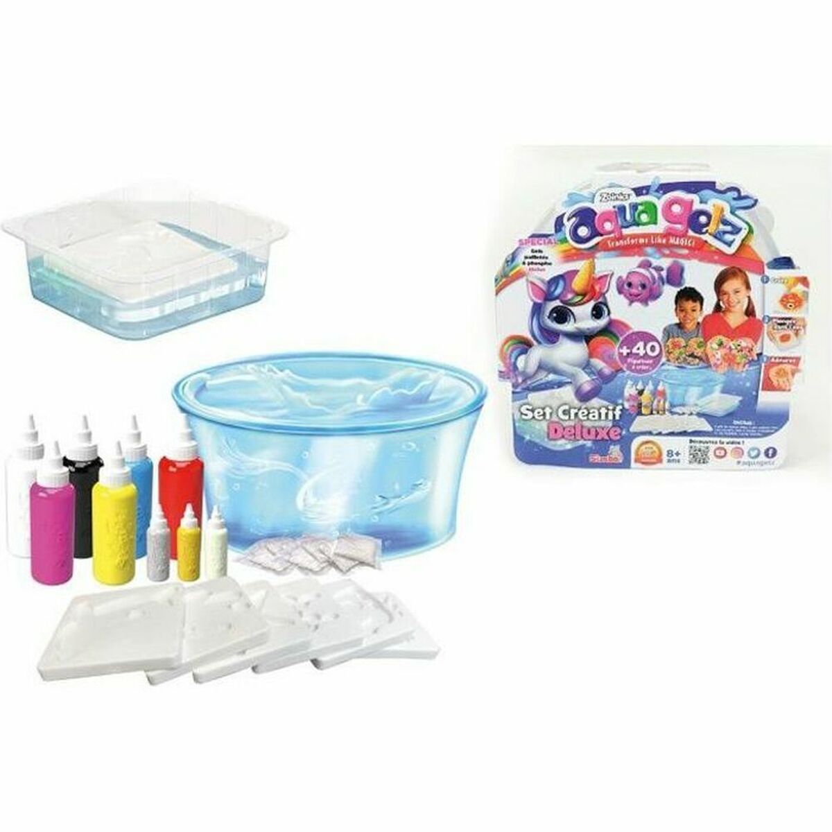 Juego de Manualidades Majorette Aqua Gelz Set Creatif Deluxe  Comprati.