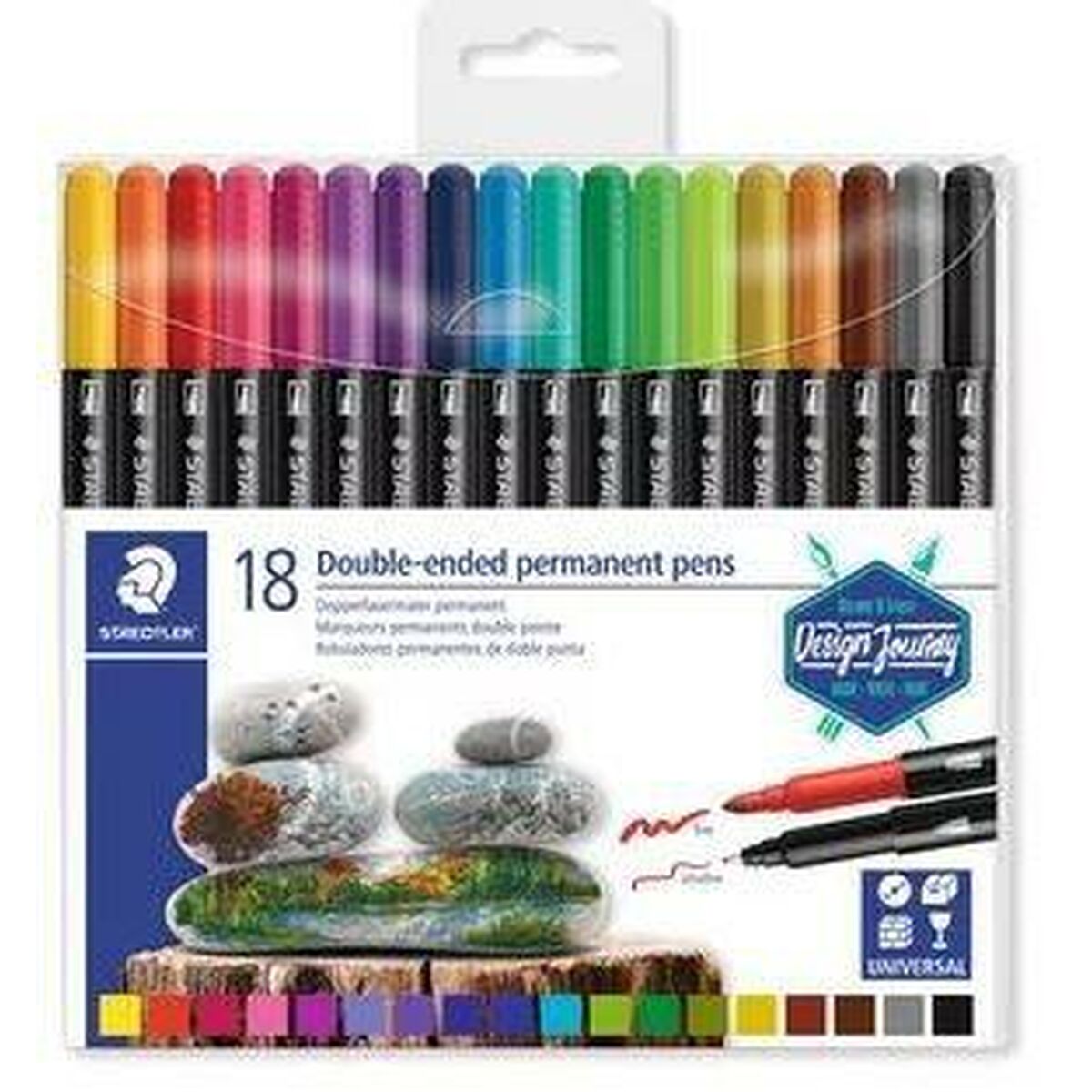 Rotulador permanente Staedtler 3187 Multicolor  Comprati.