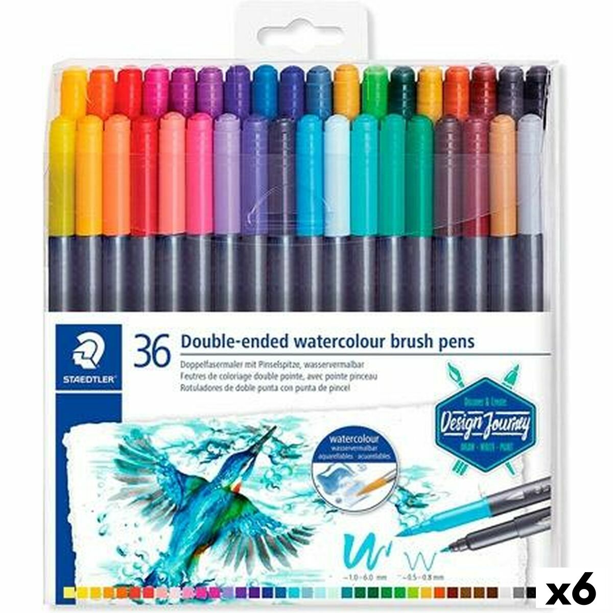 Set de Rotuladores Staedtler Design Journey (6 Piezas) (6 Unidades)  Comprati.