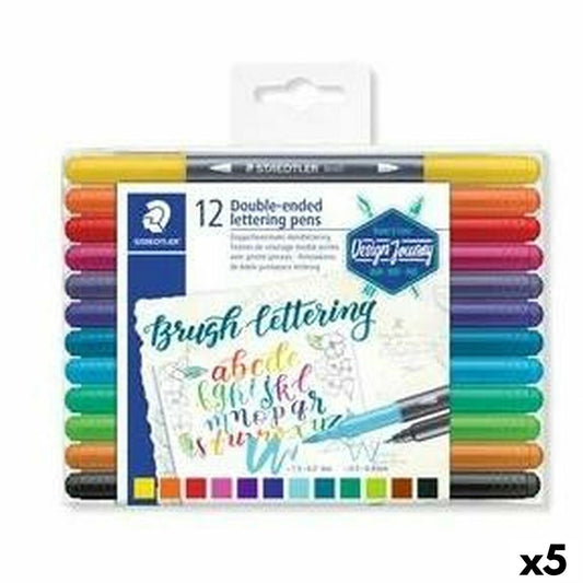 Set de Rotuladores Staedtler Lettering Doble punta (5 Unidades)  Comprati.