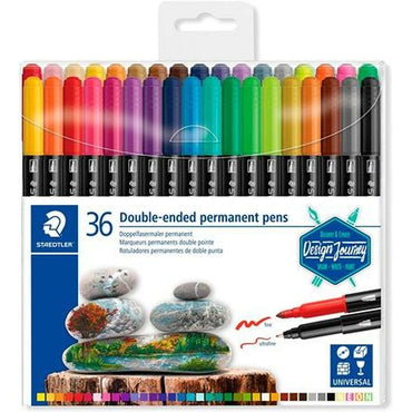 Set de Rotuladores Staedtler Design Journey Doble punta 36 Piezas Multicolor (6 Unidades)  Comprati.