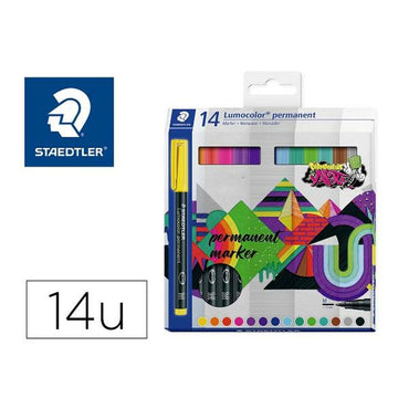 Rotulador permanente Staedtler 317 C14 Multicolor  Comprati.