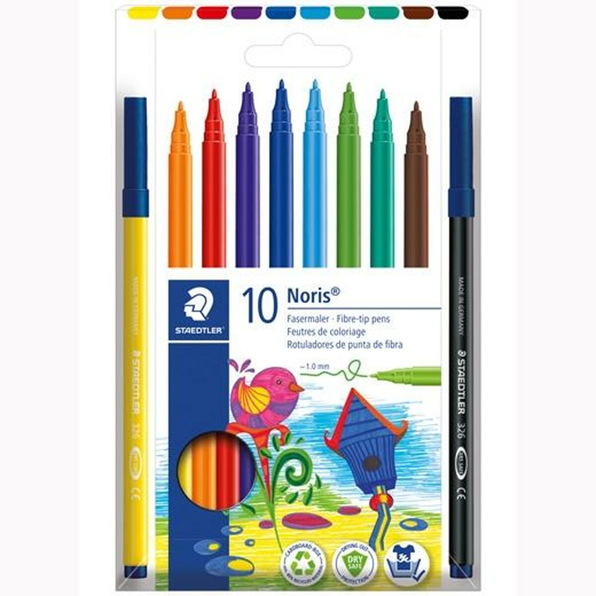 Set de Rotuladores Staedtler Noris 326 Multicolor (10 Unidades)  Comprati.