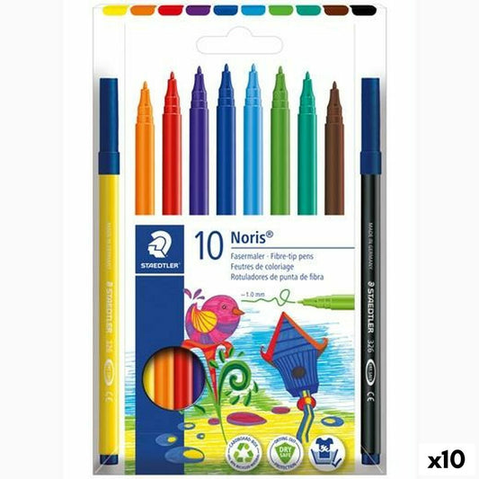 Set de Rotuladores Staedtler Noris 326 Multicolor (10 Unidades)  Comprati.