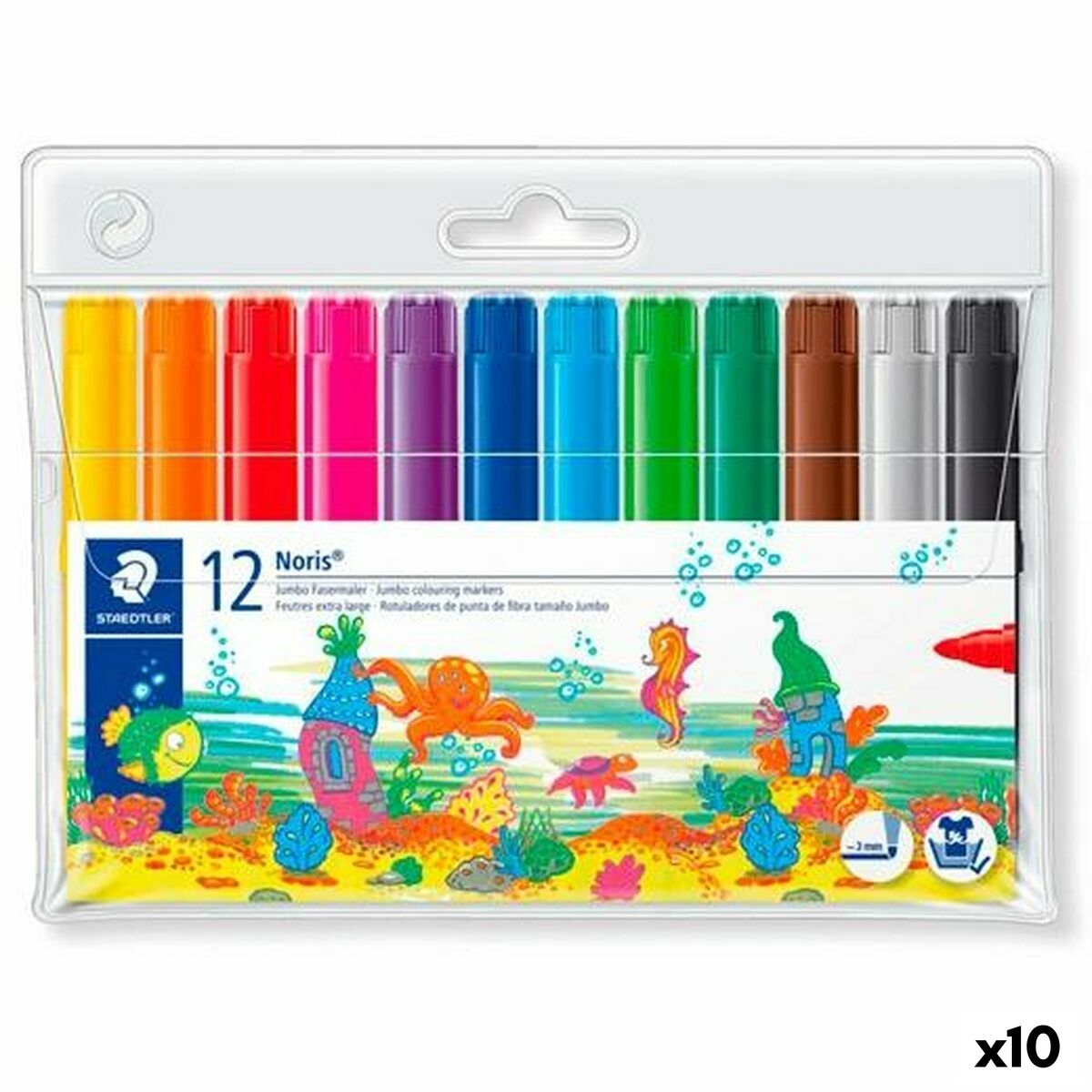 Set de Rotuladores Staedtler Noris Club Multicolor (10 Unidades)  Comprati.