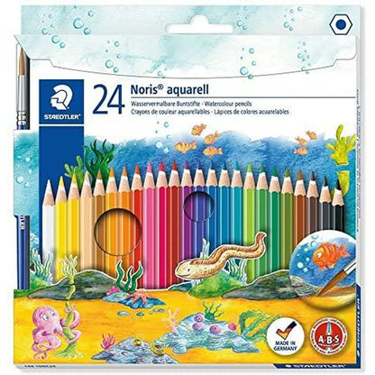 Lápices de Colores Acuarelables Staedtler Noris Multicolor (5 Unidades)  Comprati.