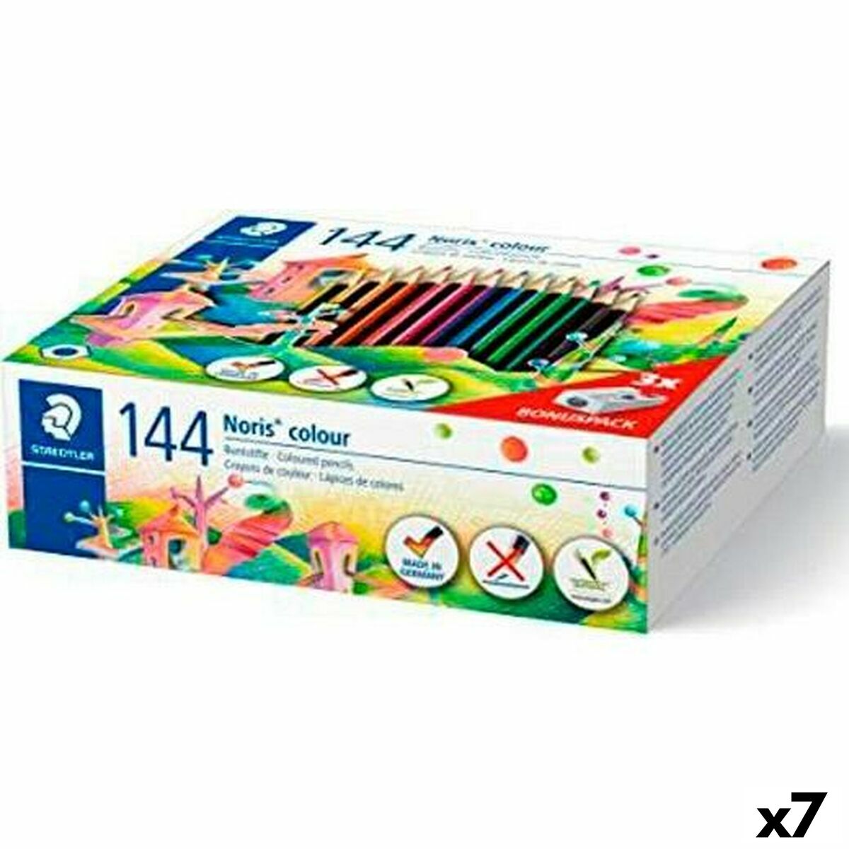 Lápices de colores Staedtler Noris Colour Wopex Set (7 Unidades)  Comprati.