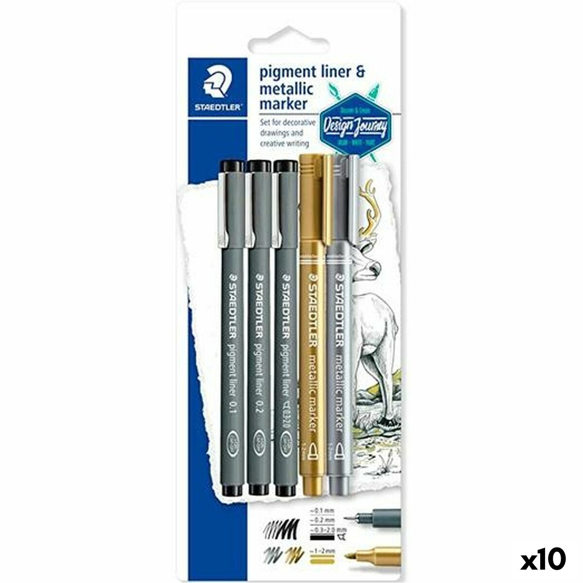 Set de Rotuladores Staedtler Design Journey (10 Unidades)  Comprati.