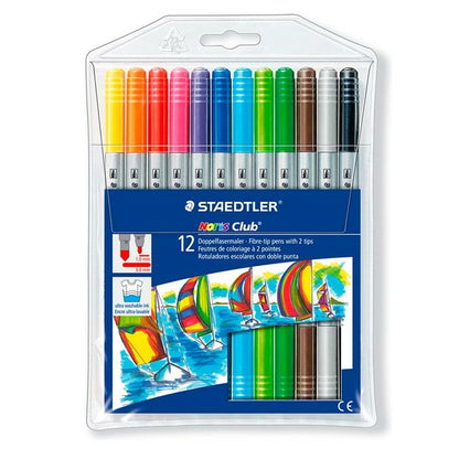 Set de Rotuladores Staedtler Noris Club Doble punta Multicolor (10 Unidades)  Comprati.