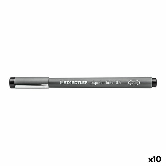 Rotulador Staedtler Pigment liner Negro Multicolor (10 Unidades)  Comprati.