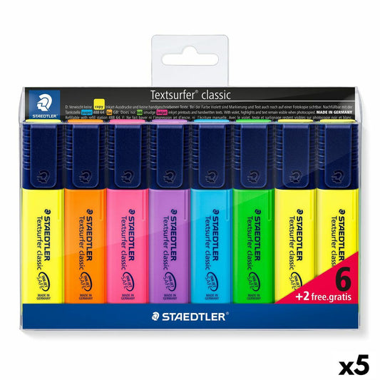 Set de Marcadores Fluorescentes Staedtler Textsurfer Classic Multicolor (5 Unidades)  Comprati.