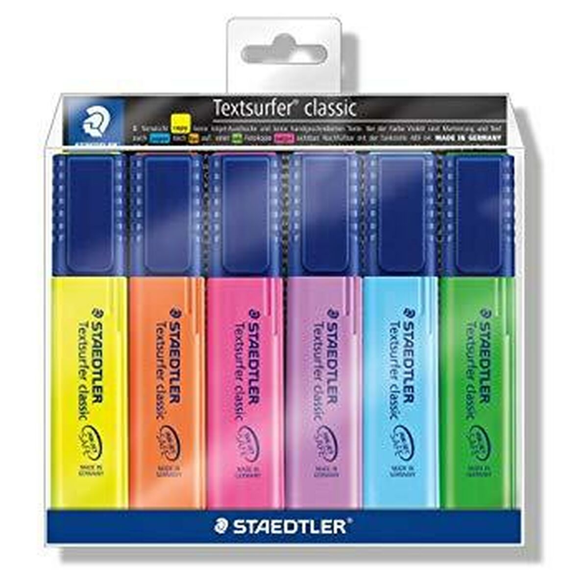 Set de Marcadores Fluorescentes Staedtler Textsurfer Classic 6 Piezas (10 Unidades)  Comprati.