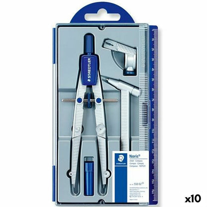 Compás Staedtler 550 4 Piezas Gris (10 Unidades)  Comprati.