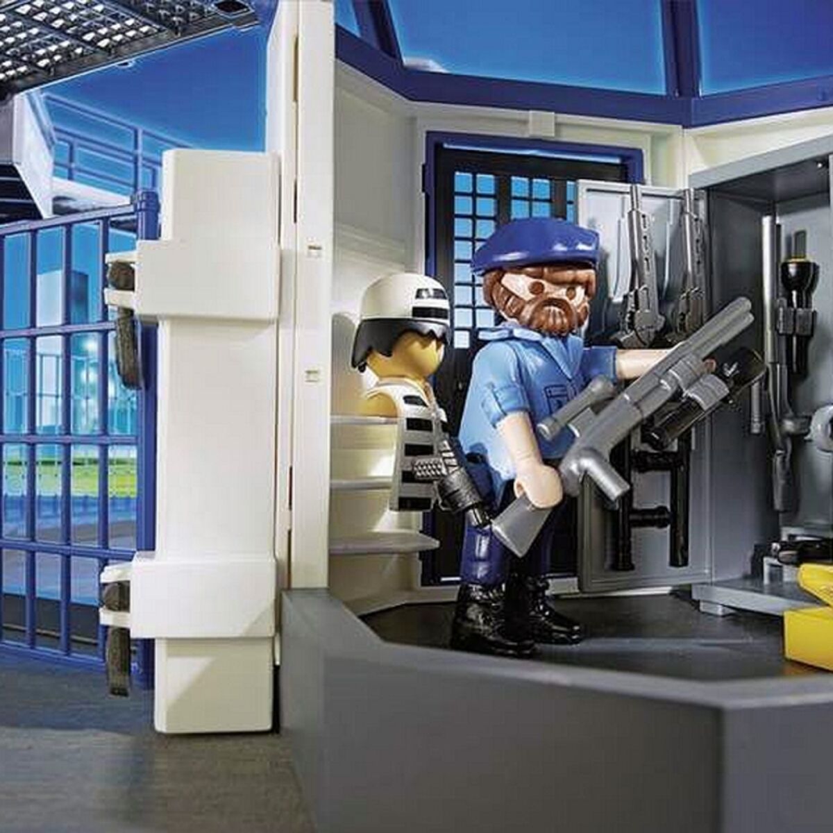 Playset City Action Police Station with Prison Playmobil 6919  Comprati.